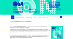 Desktop Screenshot of octobre-numerique.fr